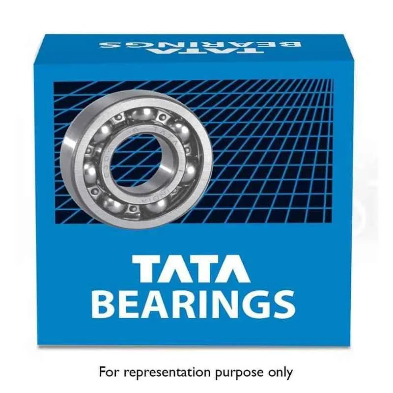 Tata 30x62x13 mm Deep Groove Ball Bearing, 6206-C0 (Pack of 10)