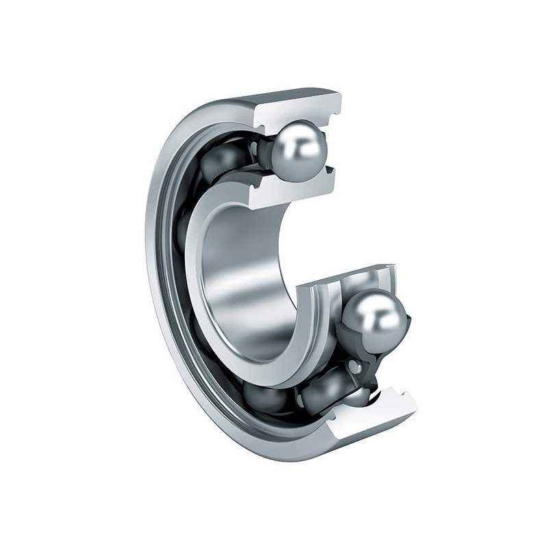 FAG 6211-RSR Deep Groove Ball Bearing, 55x100x21 mm