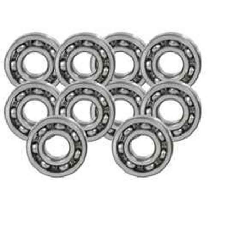 Tata 6203-ZZ-C0 Deep Groove Ball Bearing, 17x40x13 mm (Pack of 10)