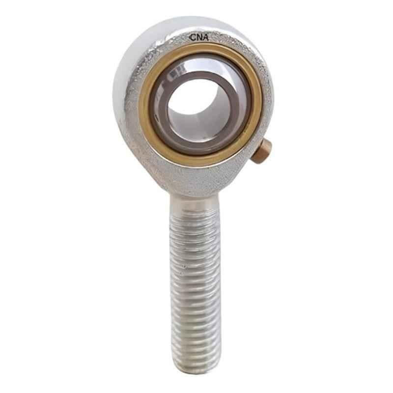 CNA POS 22 L Alloy Steel Left Male Thread Rod End Plain Bearing, 22x50x28mm (Pack of 2)